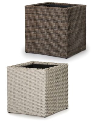 ウィッカーポット キューブ (NTタイプ) L 52 - カラー